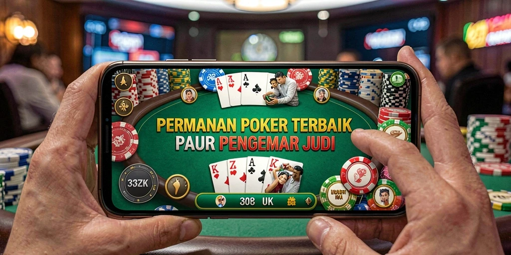 Tampilan gameplay Poker yang seru dan interaktif di 33ZK.