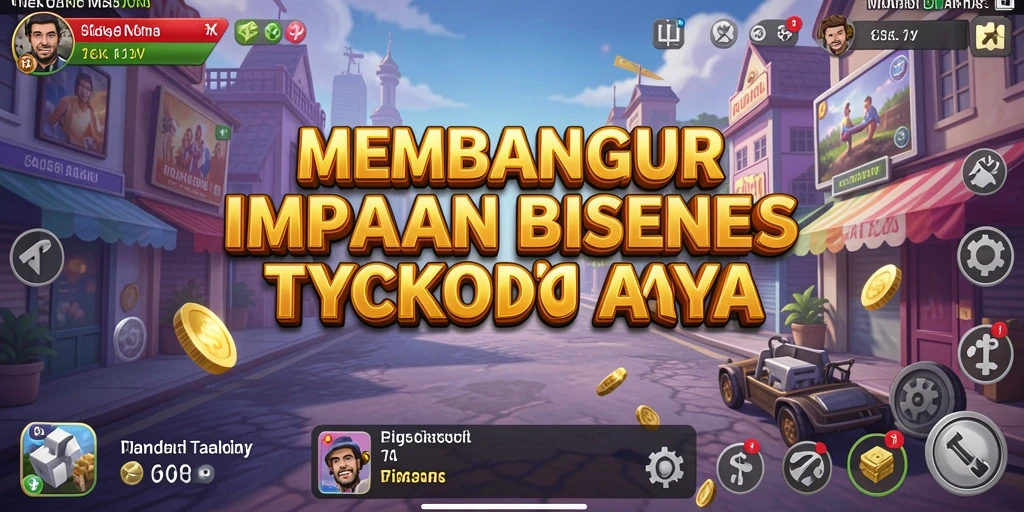 Tampilan screenshot utama 66K menampilkan gameplay Tycoon yang menarik dengan desain grafis yang memukau.