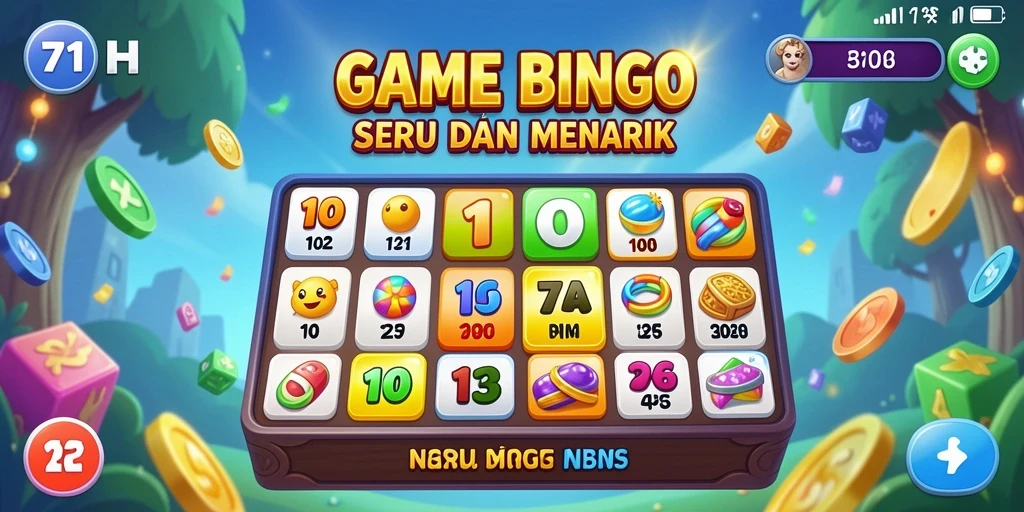 Tampilan screenshot dari gameplay menarik Bingo di 71H.