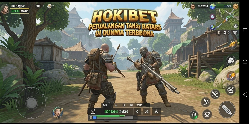 Screenshot gameplay <strong>HOKIBET</strong> menampilkan petualangan seru di dunia terbuka.