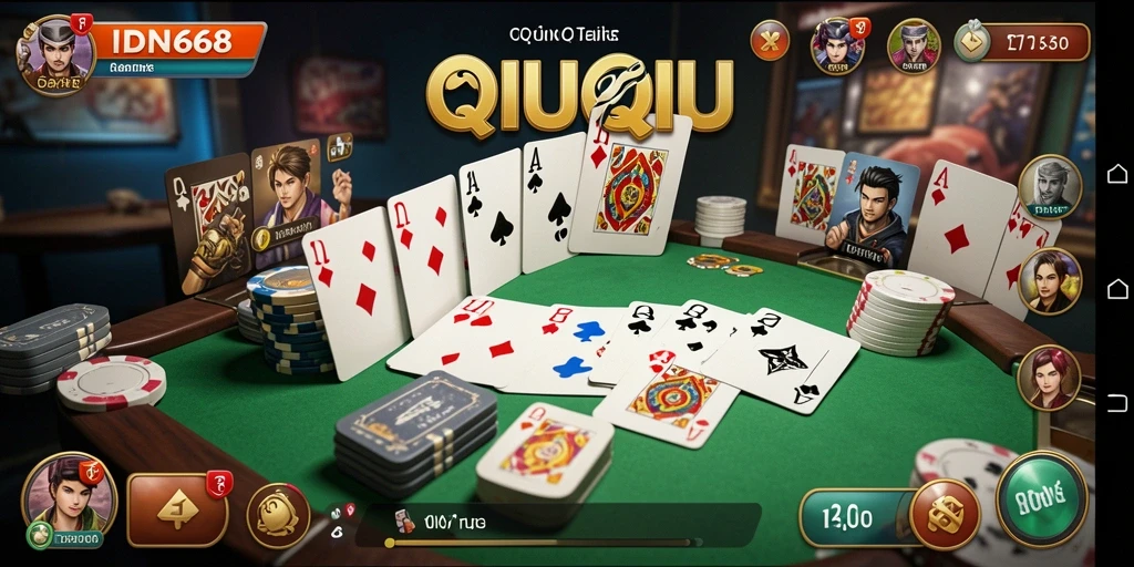 Screenshot gameplay QiuQiu yang mendebarkan dari IDN668.