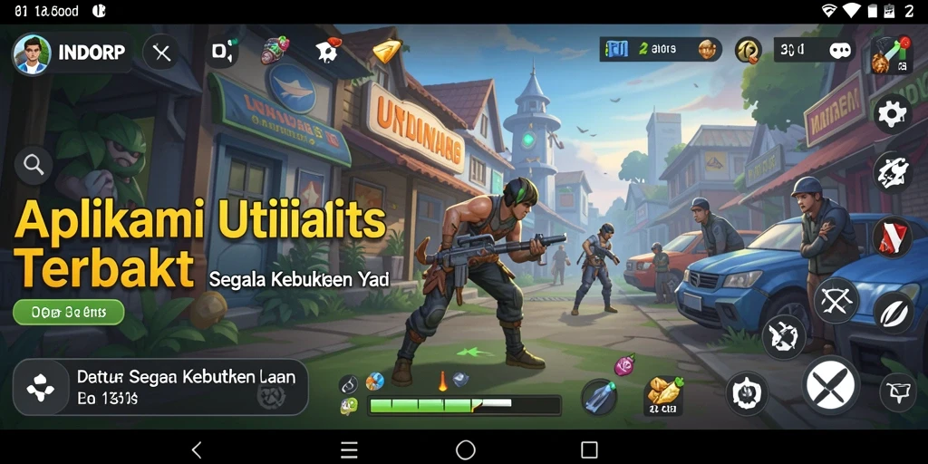 Tampilan antarmuka INDORP yang sederhana dan efektif.