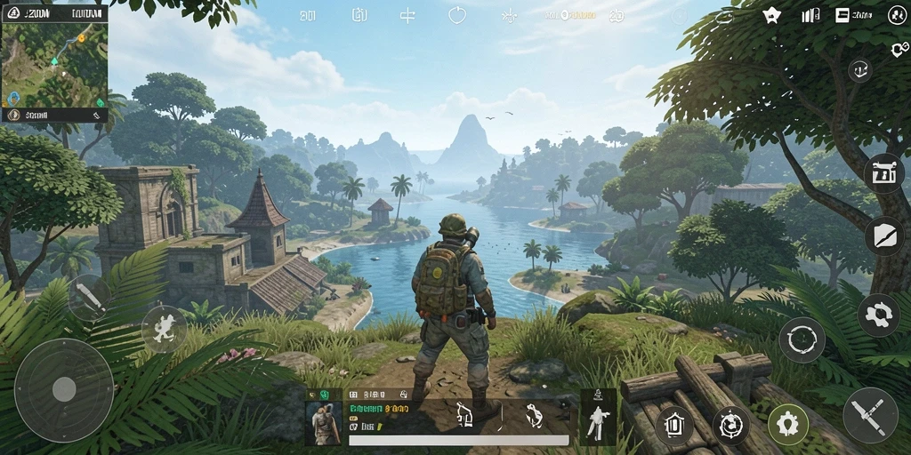 Tampilan gameplay J200M yang menakjubkan dalam dunia Open World.