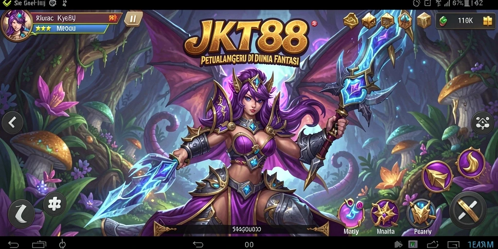 Screenshot JKT88 menampilkan aksi seru di dunia petualangan.