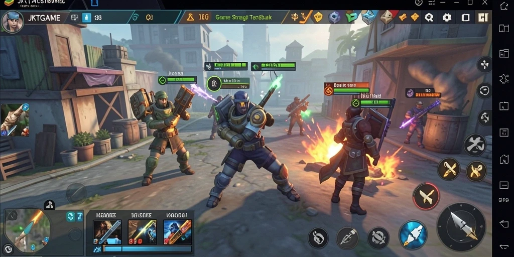 Tampilan gameplay JKTGAME yang strategis dan mendebarkan.