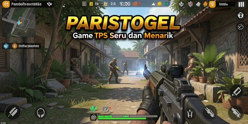 Tampilan bergaya TPS yang mendebarkan dan penuh aksi.