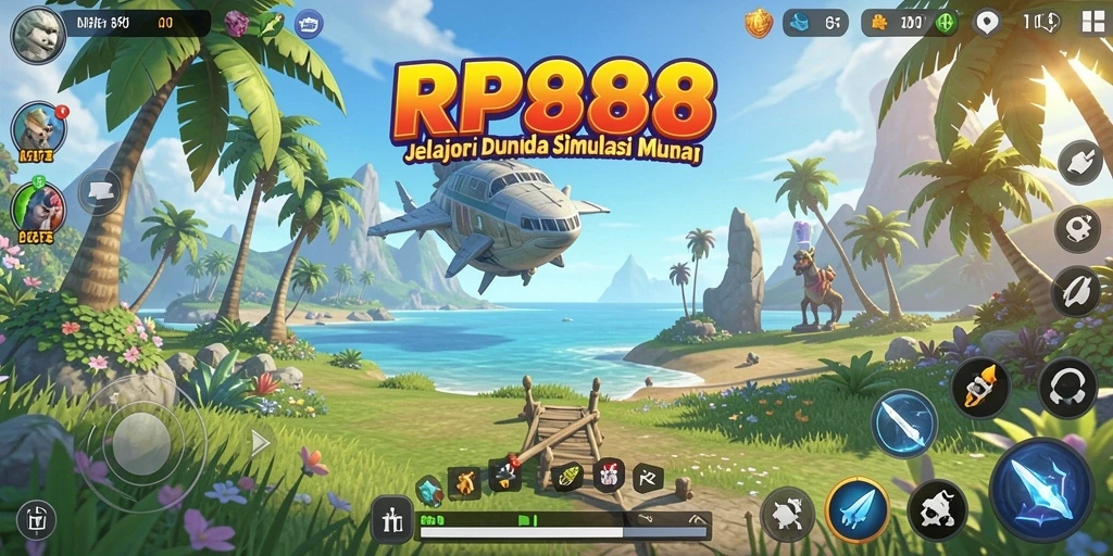 Tampilan gameplay RP888 yang memukau dan realistis.