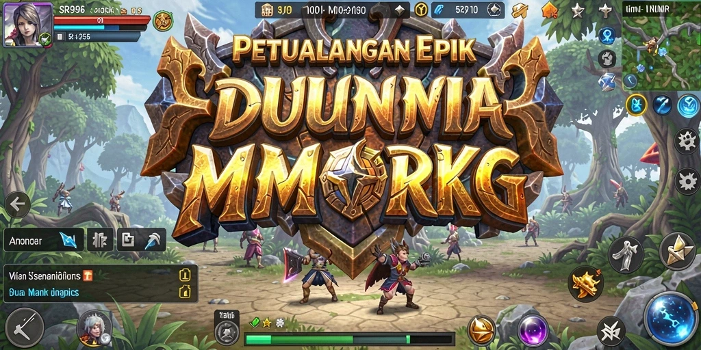 Tangkapan layar gameplay menunjukkan pertarungan epik dalam dunia <strong>SR996</strong>.
