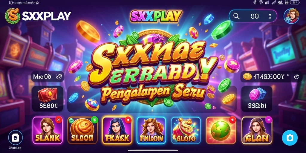 Tampilan gameplay Slot yang menarik dan penuh warna dari SXXPLAY.