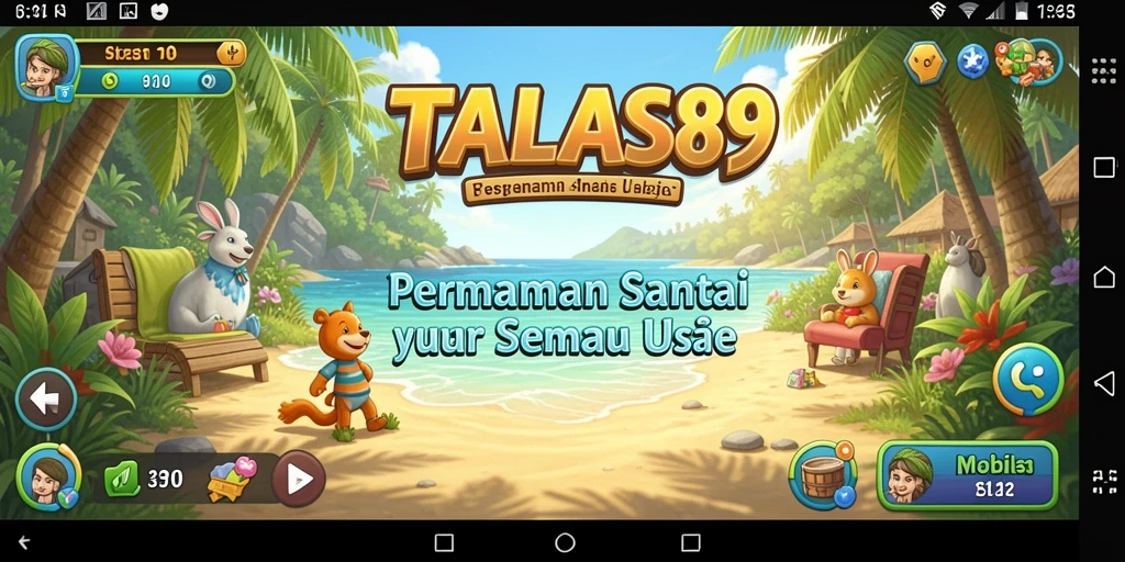 Tampilan gameplay yang santai dan menyenangkan dari TALAS89.