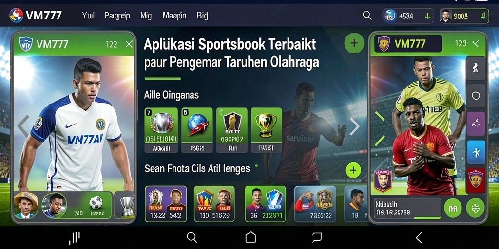 Tampilan gameplay Sportsbook yang menarik dan interaktif.